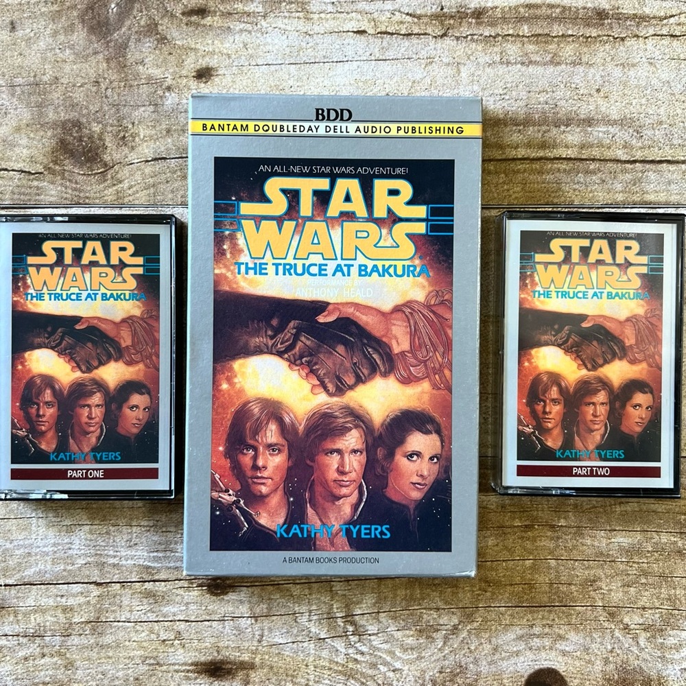 Star Wars The Truce at Bakura Cassette Tape Audiobook 1993 Kathy Tyers BDD